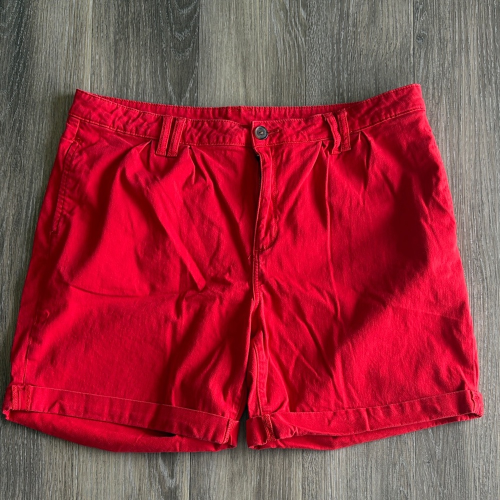 St. John’s Bay Vibrant Red Shorts
